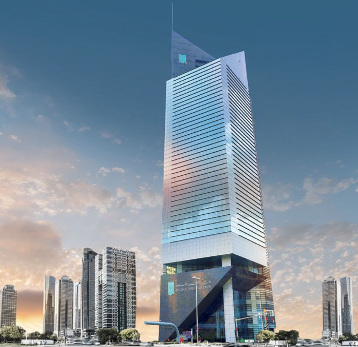 Modern commercial tower project