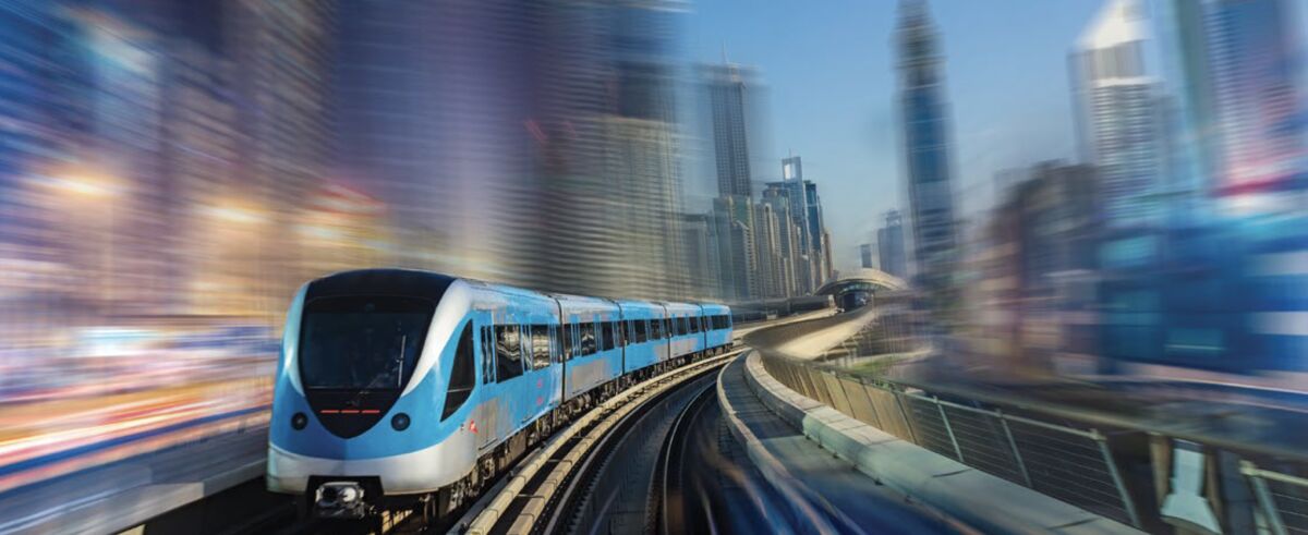 Infrastructure project in motion, representing schedule and progress tracking